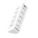 LDNIO SC10610 10 AC Outlets Universal Power Strip